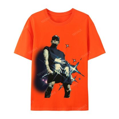 Casual Short Sleeve T-Shirt 2024 CHRIS BROWN V2