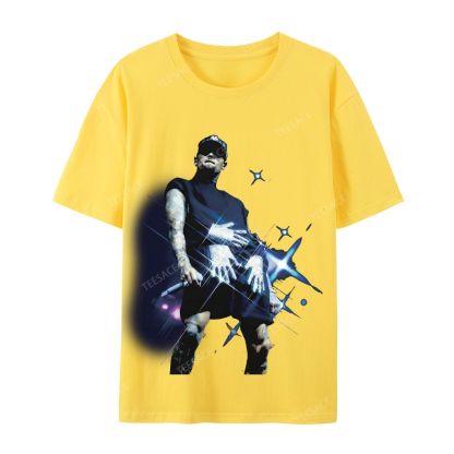 Casual Short Sleeve T-Shirt 2024 CHRIS BROWN V2