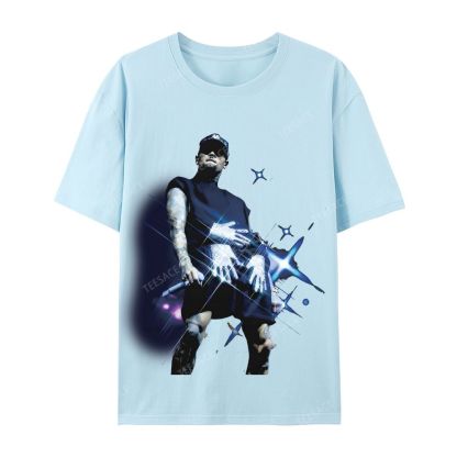 Casual Short Sleeve T-Shirt 2024 CHRIS BROWN V2