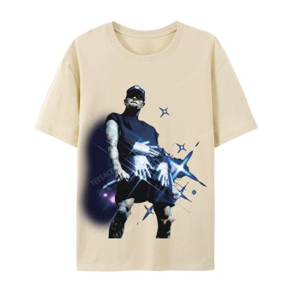 Casual Short Sleeve T-Shirt 2024 CHRIS BROWN V2