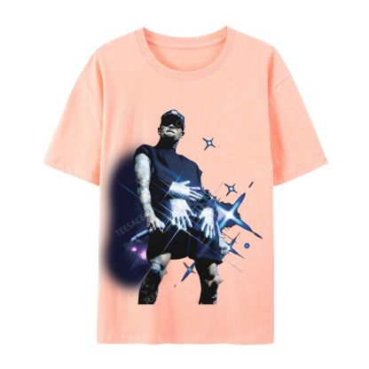 Casual Short Sleeve T-Shirt 2024 CHRIS BROWN V2