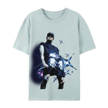 Casual Short Sleeve T-Shirt 2024 CHRIS BROWN V2