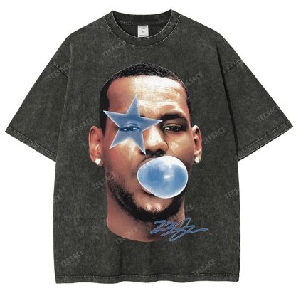 LEBRON JAMES Unisex Fit Washed T-Shirt