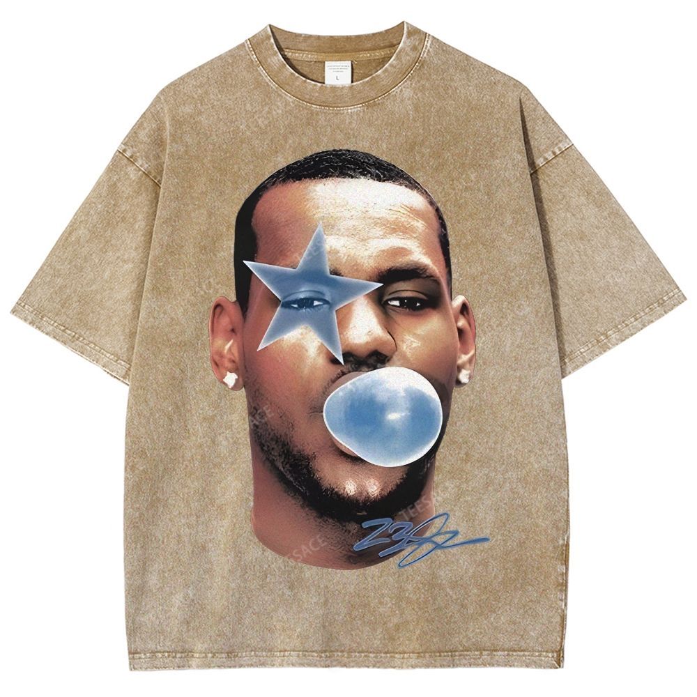 LEBRON JAMES Unisex Fit Washed T-Shirt