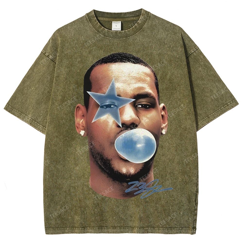 LEBRON JAMES Unisex Fit Washed T-Shirt