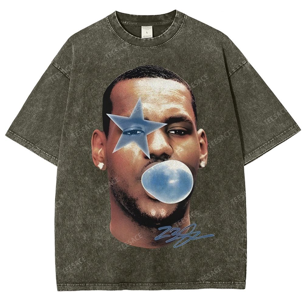 LEBRON JAMES Unisex Fit Washed T-Shirt