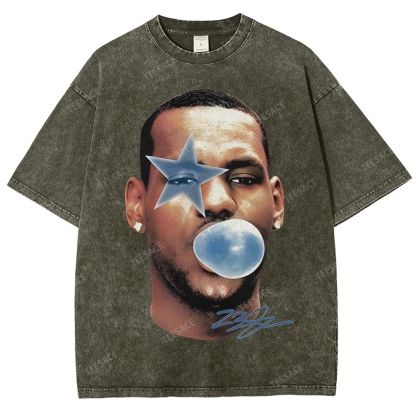 LEBRON JAMES Unisex Fit Washed T-Shirt