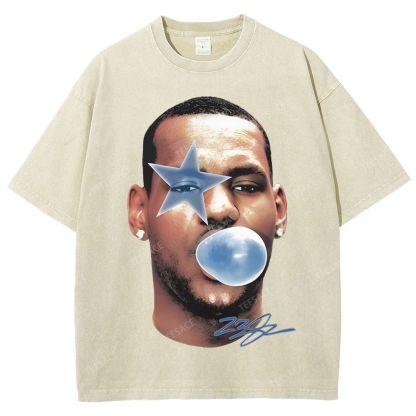 LEBRON JAMES Unisex Fit Washed T-Shirt