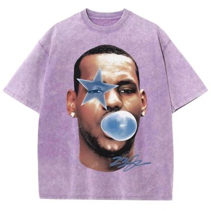 LEBRON JAMES Unisex Fit Washed T-Shirt