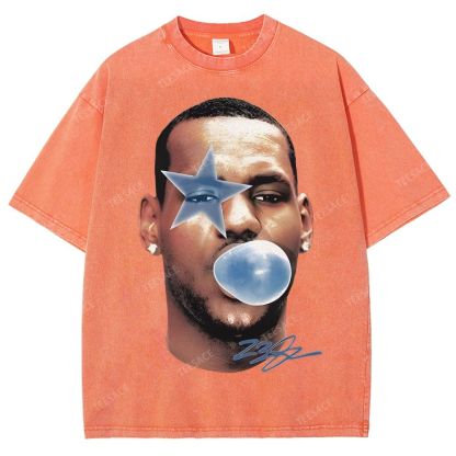 LEBRON JAMES Unisex Fit Washed T-Shirt