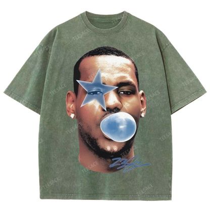 LEBRON JAMES Unisex Fit Washed T-Shirt