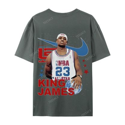 LEBRON JAMES Casual Short Sleeve T-Shirt 