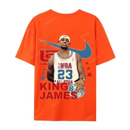 LEBRON JAMES Casual Short Sleeve T-Shirt 