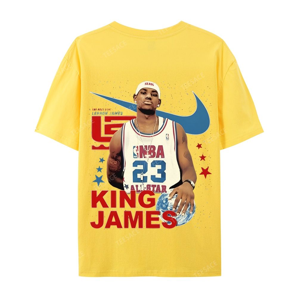 LEBRON JAMES Casual Short Sleeve T-Shirt 