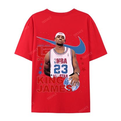 LEBRON JAMES Casual Short Sleeve T-Shirt 