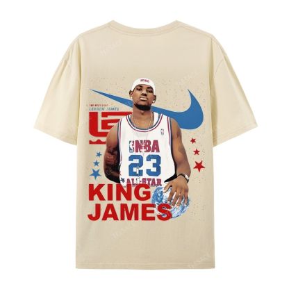 LEBRON JAMES Casual Short Sleeve T-Shirt 