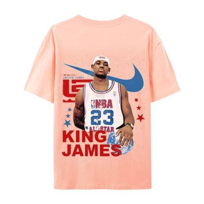 LEBRON JAMES Casual Short Sleeve T-Shirt 