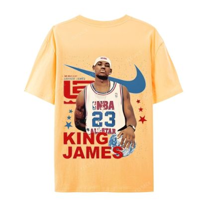 LEBRON JAMES Casual Short Sleeve T-Shirt 