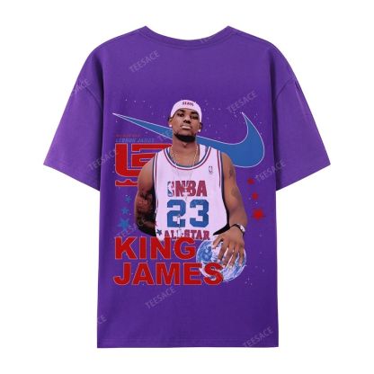 LEBRON JAMES Casual Short Sleeve T-Shirt 