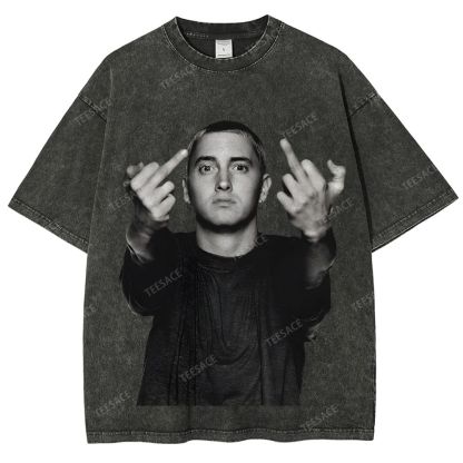 EMINEM YV Tee Unisex Fit Washed T-Shirt