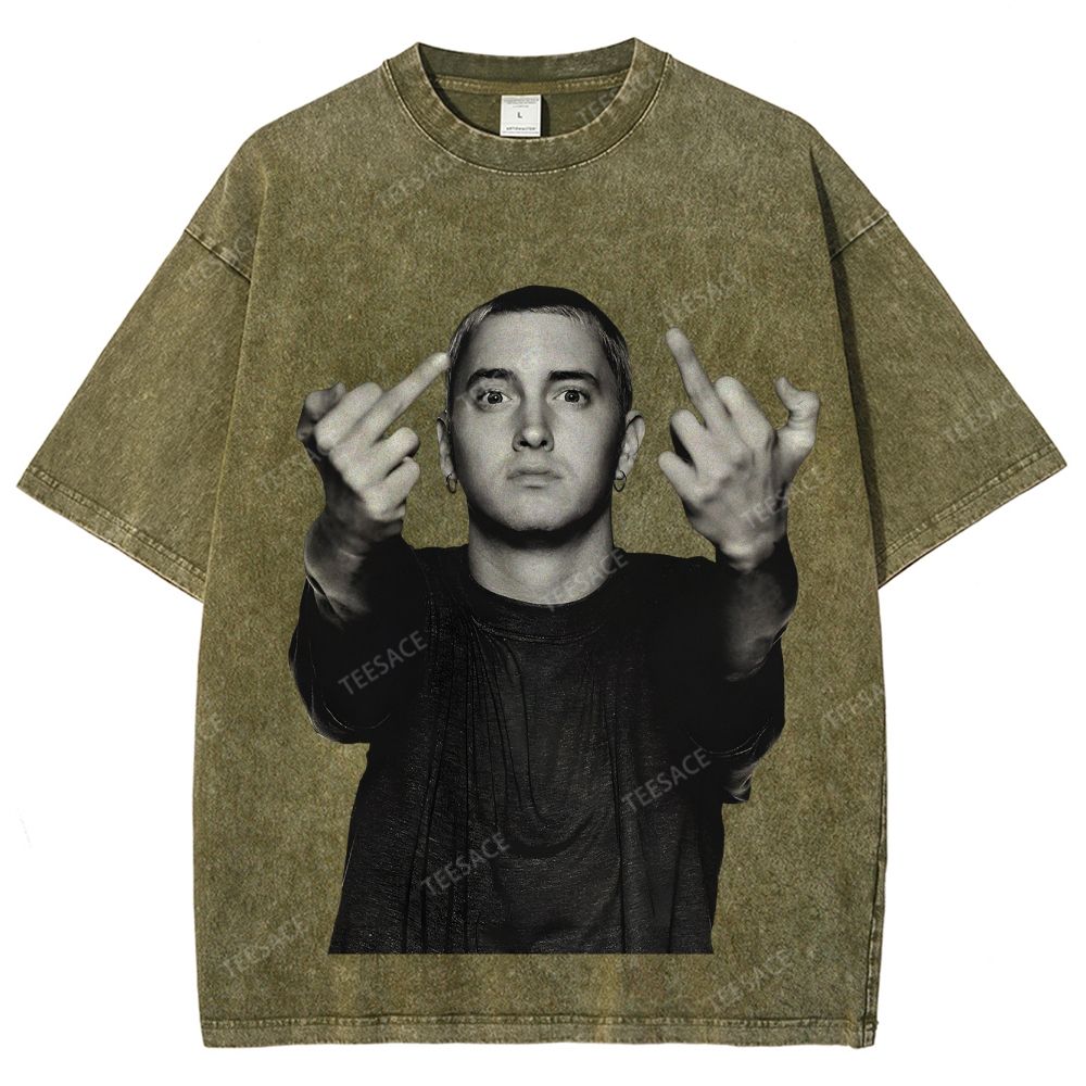 EMINEM YV Tee Unisex Fit Washed T-Shirt