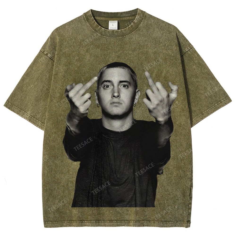 EMINEM YV Tee Unisex Fit Washed T-Shirt
