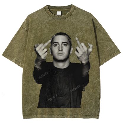 EMINEM YV Tee Unisex Fit Washed T-Shirt