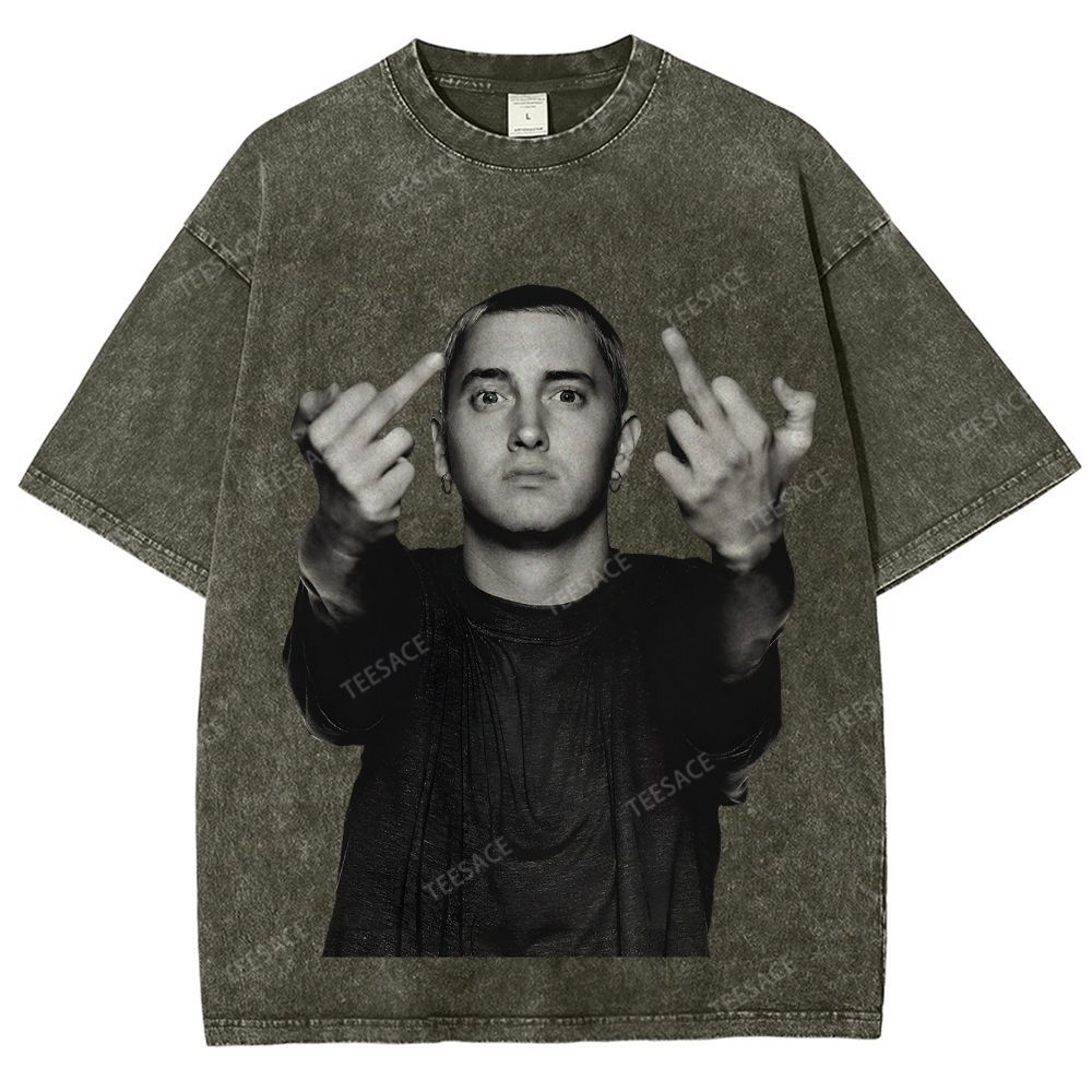 EMINEM YV Tee Unisex Fit Washed T-Shirt