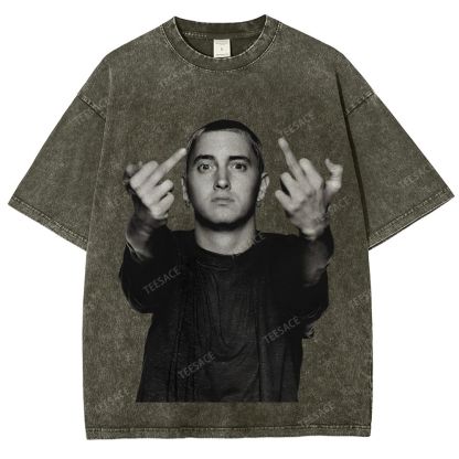 EMINEM YV Tee Unisex Fit Washed T-Shirt