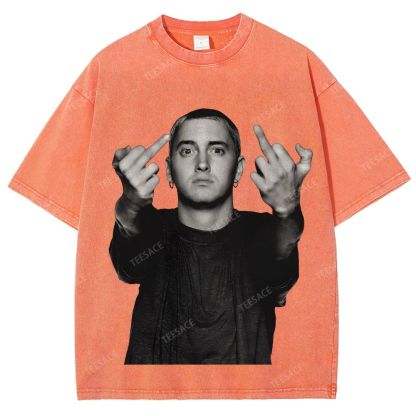 EMINEM YV Tee Unisex Fit Washed T-Shirt