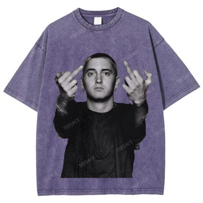 EMINEM YV Tee Unisex Fit Washed T-Shirt