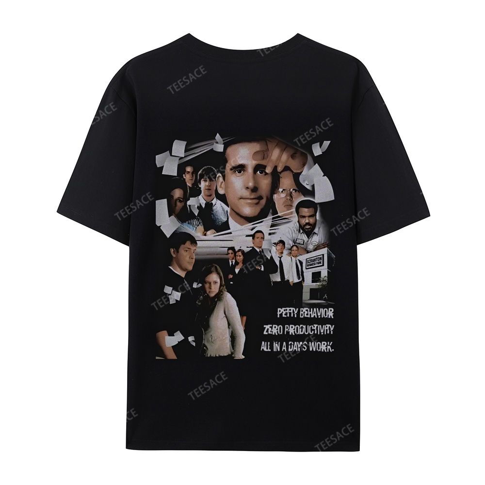 Unisex-Adult Ultra Cotton Washed T-Shirt Graphic  THE OFFICE TEE