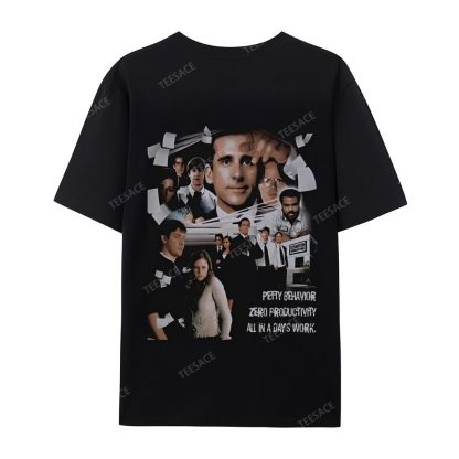 Unisex-Adult Ultra Cotton Washed T-Shirt Graphic  THE OFFICE TEE