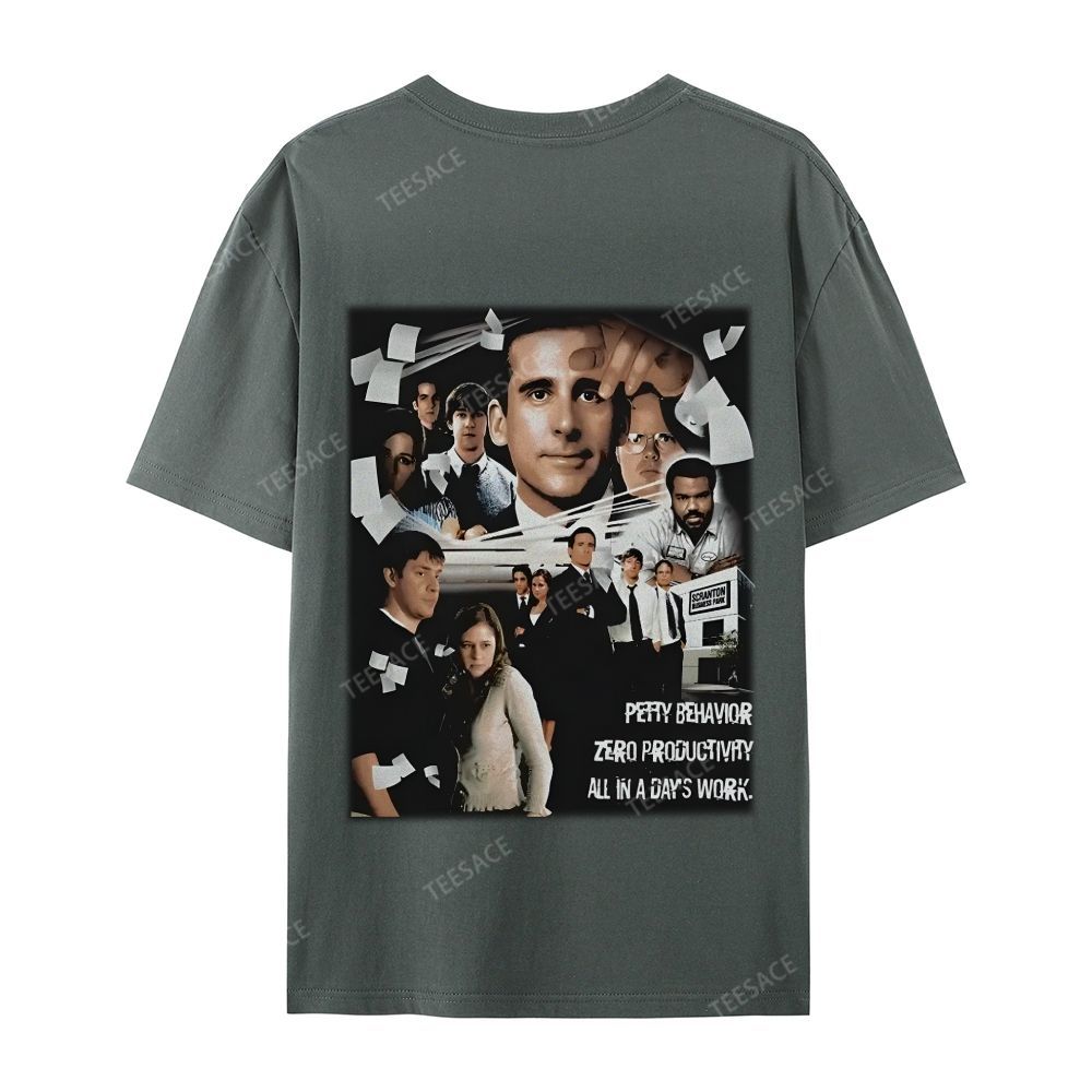 Unisex-Adult Ultra Cotton Washed T-Shirt Graphic  THE OFFICE TEE