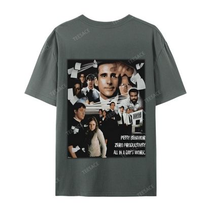 Unisex-Adult Ultra Cotton Washed T-Shirt Graphic  THE OFFICE TEE