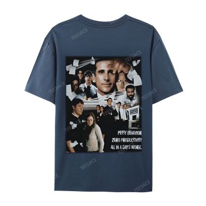 Unisex-Adult Ultra Cotton Washed T-Shirt Graphic  THE OFFICE TEE