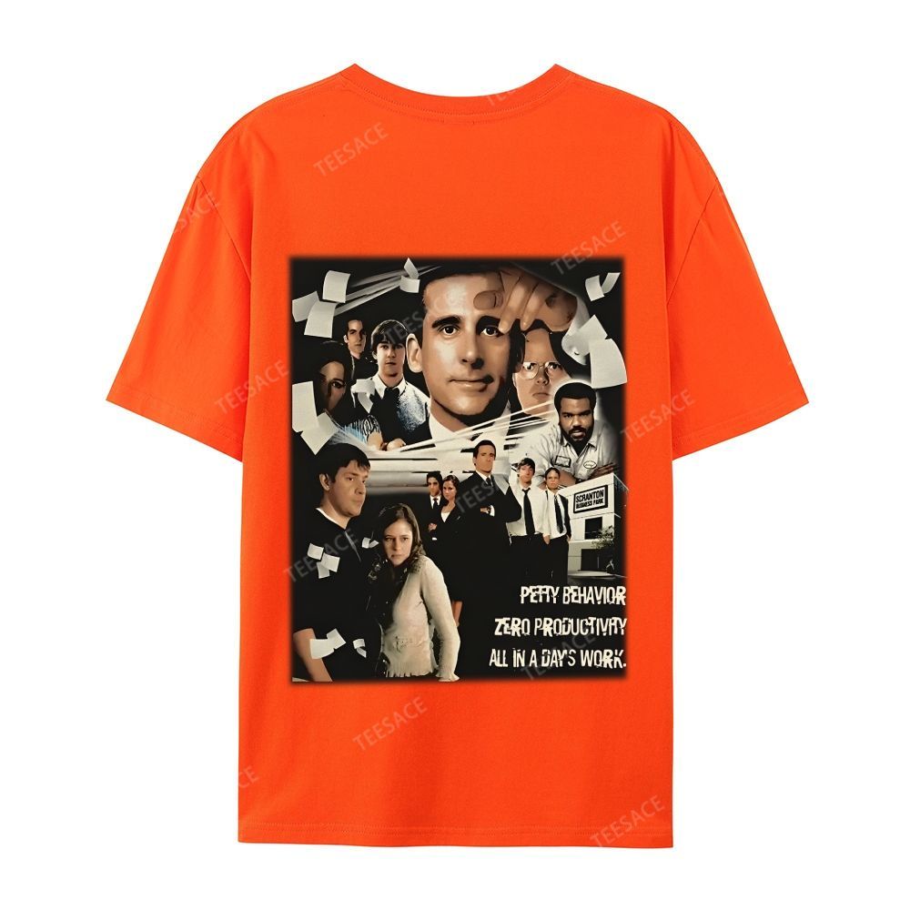 Unisex-Adult Ultra Cotton Washed T-Shirt Graphic  THE OFFICE TEE