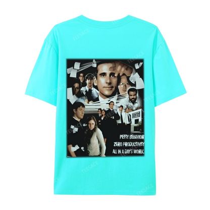 Unisex-Adult Ultra Cotton Washed T-Shirt Graphic  THE OFFICE TEE