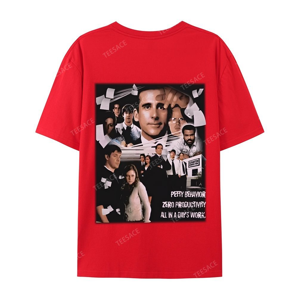 Unisex-Adult Ultra Cotton Washed T-Shirt Graphic  THE OFFICE TEE