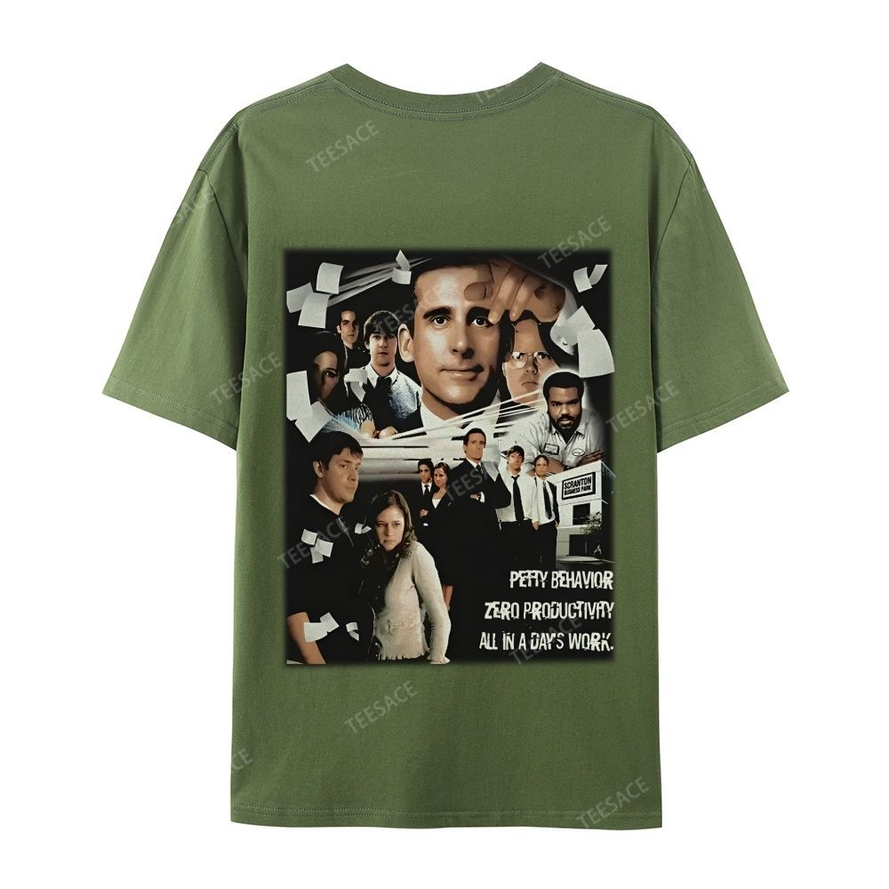 Unisex-Adult Ultra Cotton Washed T-Shirt Graphic  THE OFFICE TEE
