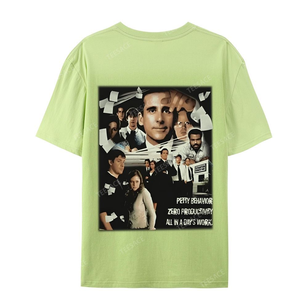 Unisex-Adult Ultra Cotton Washed T-Shirt Graphic  THE OFFICE TEE