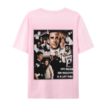 Unisex-Adult Ultra Cotton Washed T-Shirt Graphic  THE OFFICE TEE