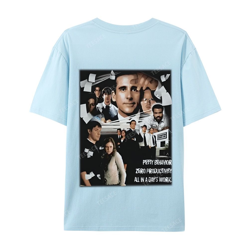 Unisex-Adult Ultra Cotton Washed T-Shirt Graphic  THE OFFICE TEE