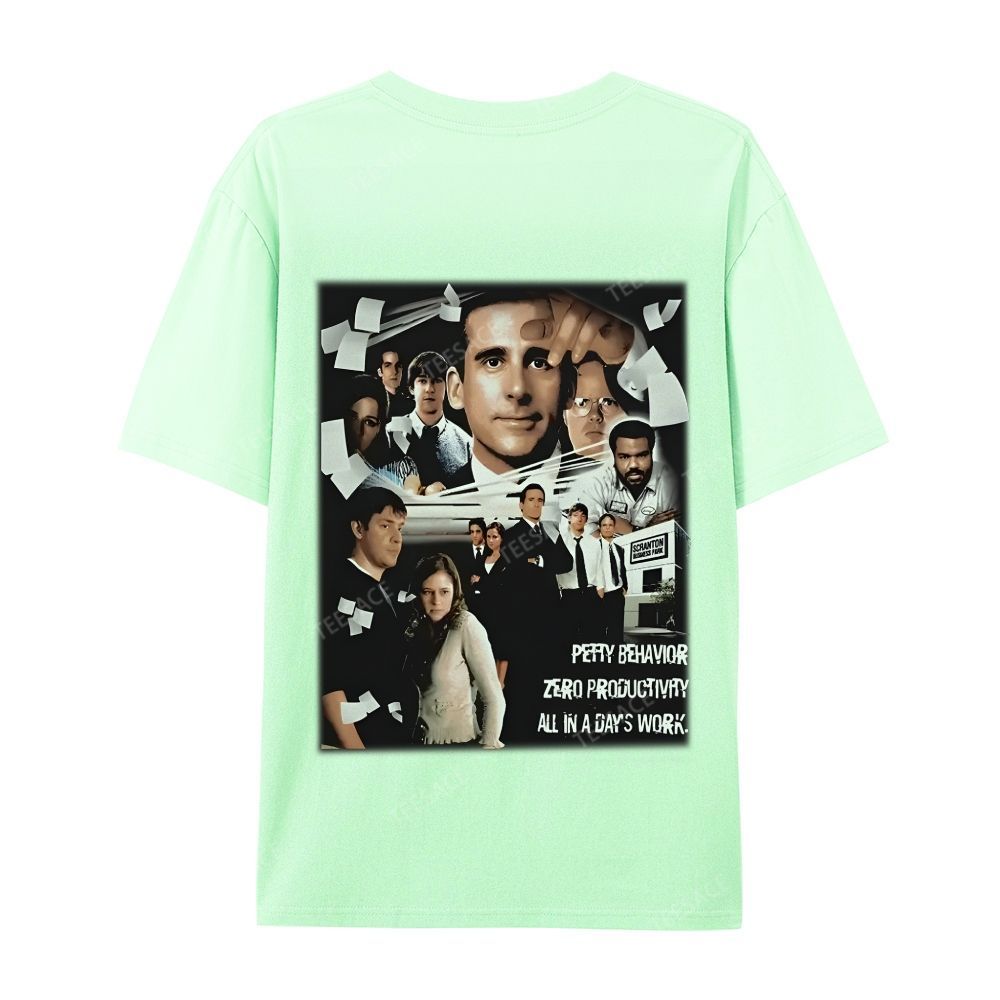 Unisex-Adult Ultra Cotton Washed T-Shirt Graphic  THE OFFICE TEE