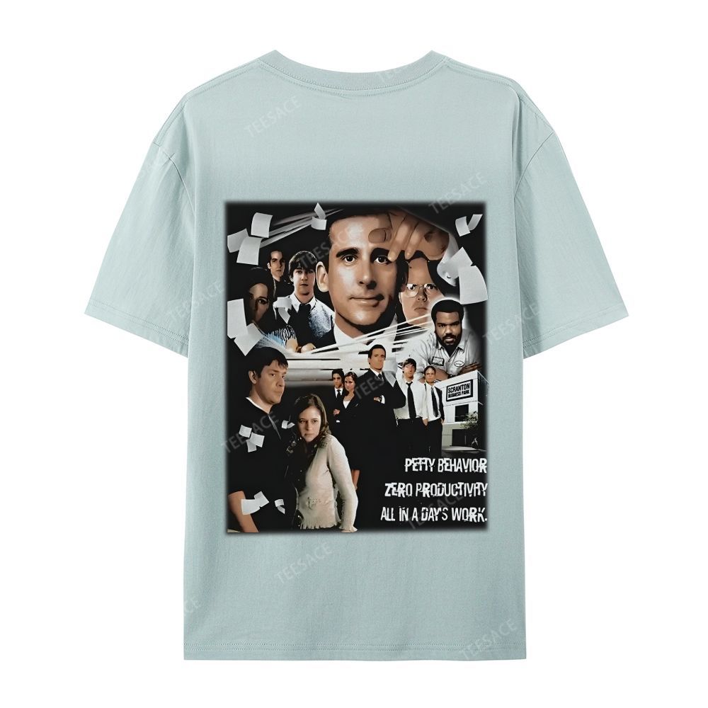Unisex-Adult Ultra Cotton Washed T-Shirt Graphic  THE OFFICE TEE