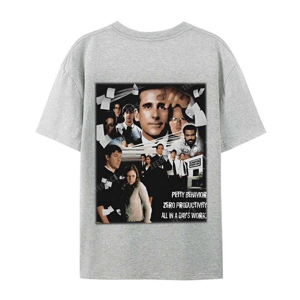 Unisex-Adult Ultra Cotton Washed T-Shirt Graphic  THE OFFICE TEE
