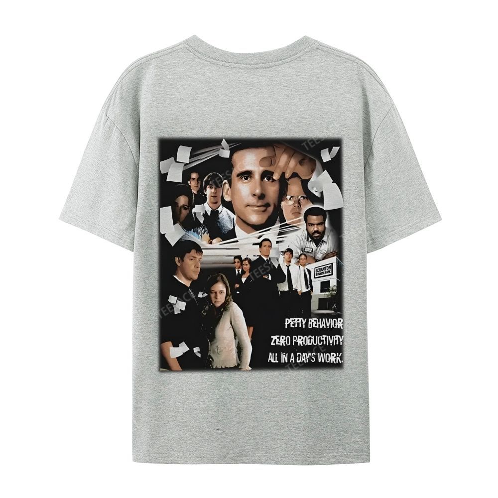 Unisex-Adult Ultra Cotton Washed T-Shirt Graphic  THE OFFICE TEE