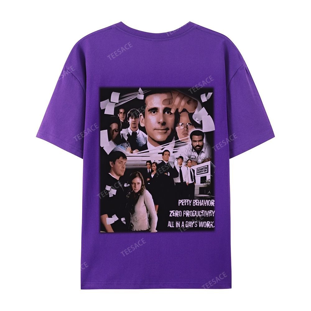 Unisex-Adult Ultra Cotton Washed T-Shirt Graphic  THE OFFICE TEE