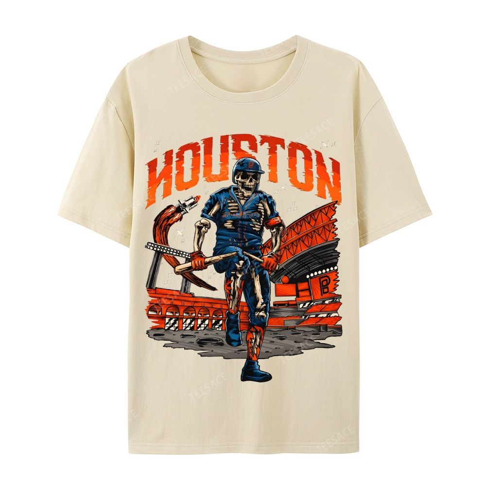 HOUSTON Casual Short Sleeve T-Shirt 2505002890