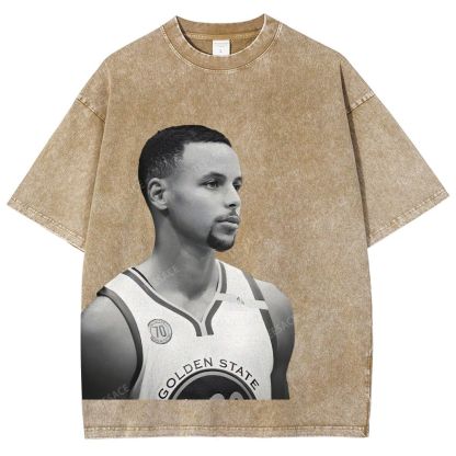 STEPHEN CURRY TEE Unisex Fit Washed T-Shirt 